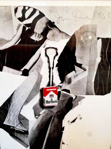 Jim Dine Original Multi-Media Framed Art