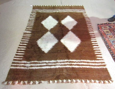 85"x 57" ALPACA FUR RUG