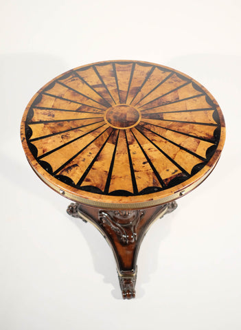 Table with Pan Shell Top