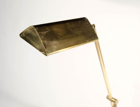 Gold Tone Adjustable Standing Lamp