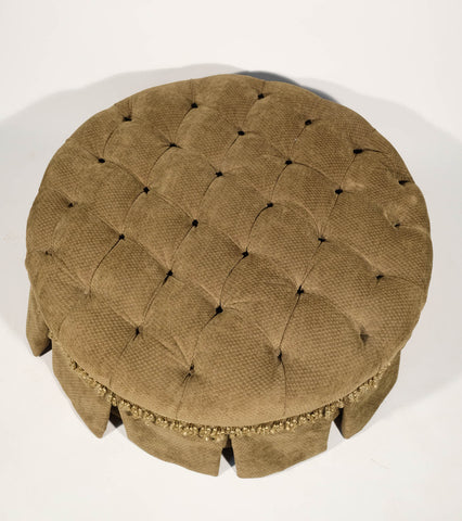 Round Tufted Ottoman