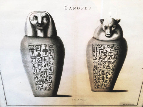 Antique Egyptian Print - 2