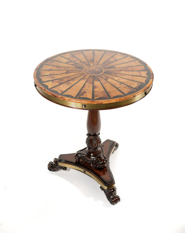 Table with Pan Shell Top