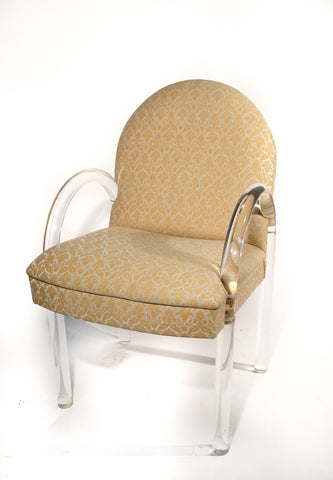 Pace Collection Lucite Armchair