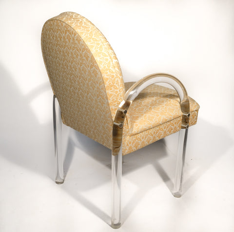 Pace Collection Lucite Armchair
