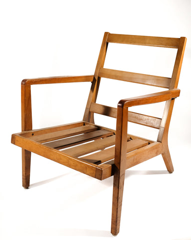 Pair of Mid Century Modern Danish Style Arm Chairs