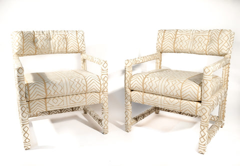 Newly Upholstered Arm Chairs